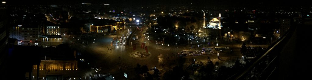 Kayseri set fra toppen af Hilton.